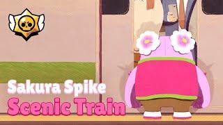 Brawl Stars Sakura Spike - Scenic Train