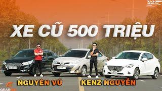 Chọn XE CŨ trong tầm giá 500 triệu Hyundai Accent Toyota Vios và Mazda 2  GearUp Head on