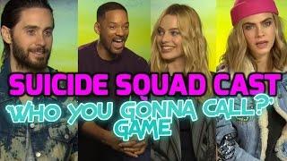 SUICIDE SQUAD Cast play who would you call...? quiz