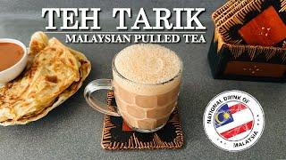 Teh Tarik  Malaysian Pulled Tea   National Drink of Malaysia  Milk Tea ️