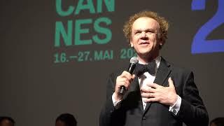 #Cannes2023 - Le discours de John C Reilly