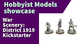 Hobbyist Models showcase - War Scenery District 1919 Sci-Fi Metropolis Kickstarter