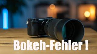 Kameraeinstellung für schönes Bokeh oder scharfe Fotos