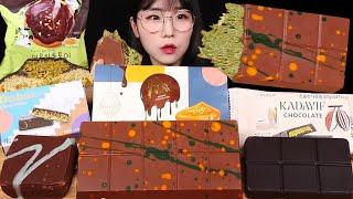 ASMR 드디어 찐 두바이 픽스 초콜릿 편의점 두바이 초콜릿 두바이식 초코쿠키까지 FIX DUBAI CHOCOLATE MUKBANG