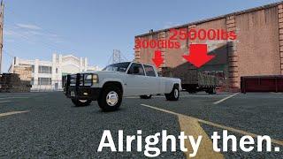 BeamNG.drive 0.31 Freeroam West Coast USA - 28000lbs Wood Planks and Fast Cem to Horizon Estate