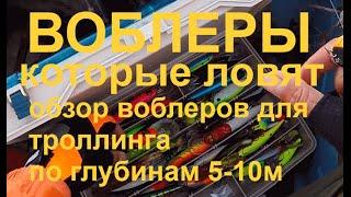 Обзор по троллинговым воблерам. Воблеры на которы ловлю сам. Воблеры для троллинга. ловля троллингом