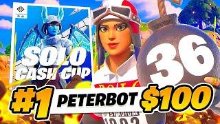 36 KILL WIN SOLO VICTORY CASH CUP FINALS  Peterbot