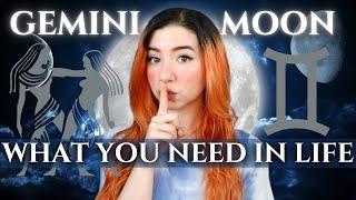 What is GEMINI MOON SIGN Traits What You NEED To Feel Fulfilled  Secrets & Desires