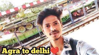 Agra to new delhi train journey  Agra to delhi train journey vkd vlogs