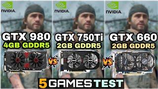 GTX 980 vs GTX 750 Ti vs GTX 660  Test In 5 Games 