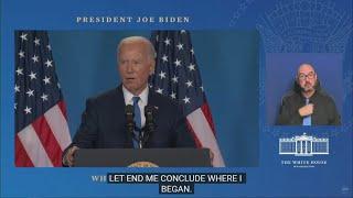 Full speech   President Biden speaks as NATO Summit wraps up amid calls to drop out of race