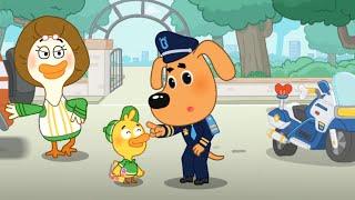 Sheriff Labradors Safety Tips #8 - Learn About Travel Safety and Food Safety - Babybus Games