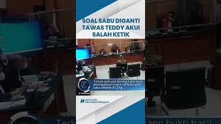 Teddy Minahasa Kini Akui Salah Ketik soal Sabu Diganti Tawas