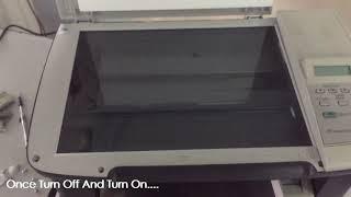 HP LASERJET M1005 PRINTER SCANNER RESETTING II HALF SCAN ERROR