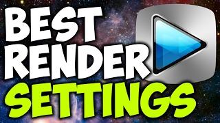 Sony Vegas Pro 1011121314 Render Settings Guide Best Render Settings for 1080p720p 60fps 2017