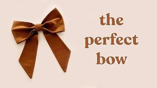 How to Sew a Bow  FREE PATTERN Easy & Beginner-Friendly Sewing Projects  DIY Fabric Bow