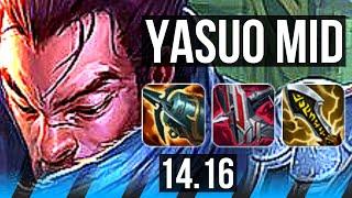 YASUO vs KLED MID  53k DMG Legendary 2446 1000+ games  EUW Grandmaster  14.16