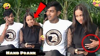 Extra Hand Prank On Girl  Extra Hand Prank On Girl  Chest  Extra Hand Prank  Satyam K Prank 