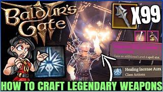 Baldurs Gate 3 - HUGE DISCOVERY - Craft INFINITE Legendary Gear & More - Secret Most Powerful Spell