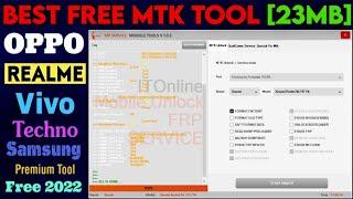 Best MTK Unlock Tool 2022 Just 23 Mb  OPPO Realme Vivo Huawei Frp Mi Account Pattern Unlock Tool