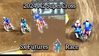 Supercross Futures A2 2024  Futures looking Fast  Cole Davies & Gavin Towers Epic Battle