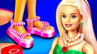 12 Easy Barbie DIYs Jewelry Shoes Dollhouse Furniture and more