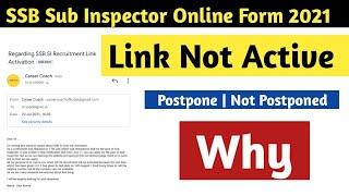 SSB SI Recruitment 2021 Apply Online  SSB SUb Inspector Online Form 2021  Ft. Mech Sani