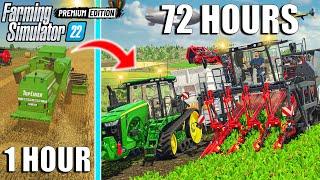 I SPENT 72 HOURS Becoming a  MILLIONAIRE in FS22 ZIELONKA SUPERCUT  Farming Simulator 22