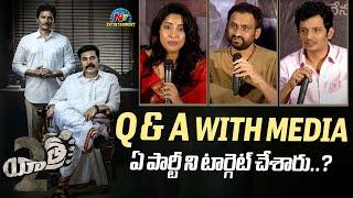 Q & A with Media  Yatra 2 Movie Press Meet  Mammootty  Jiiva  Mahi V Raghav  NTV ENT