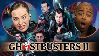 GHOSTBUSTERS 2 Movie REACTION - First Time  Watching & We LOVED IT