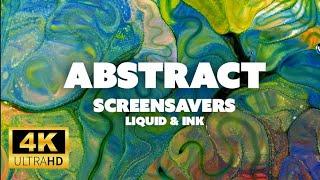 Abstract Liquid Background Video No Sound — 4K UHD Abstract Liquid Screensaver 9 Hours