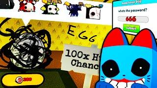 секреты BACKROOMS  100% Яйцо с Huge в Pet Simulator 99