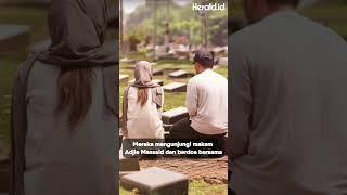 Thariq Halilintar dan Aaliyah Massaid Kunjungi Makam Adjie Massaid Minta Izin Nikah