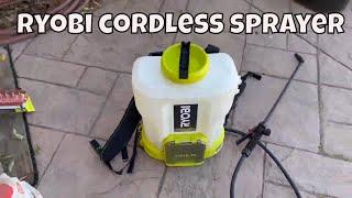 Ryobi ONE 18v 4 Gallon backpack chemical sprayer