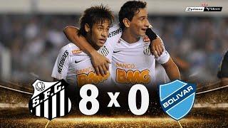 Santos 8 x 0 Bolivar Neymars show ● 2012 Libertadores Extended Highlights & Goals HD