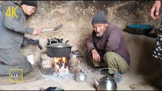 Daily Routine Cave Life In Afghanistan  Village Life Afghanistan