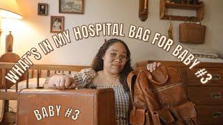 WHAT’S IN MY HOSPITAL BAG 2024 + BABY NUMBER 3