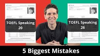 TOEFL Speaking 5 Mistakes You Must Avoid