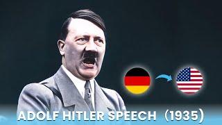 Hitler AI Voice - Hitler Speech in English AI Enhanced and Translated