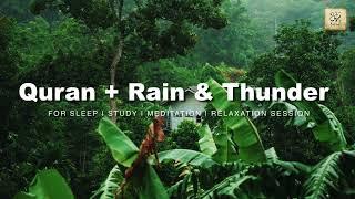 Quran with rain & thunder sounds Mesmerizing Quran feel nature  Surah Yunus  Sheikh Moaaz Yasir