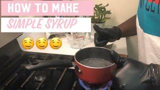 How To Make Simple Syrup   How To Moisten Cake Layers   How To Get Cake Moist