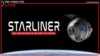 LIVE Boeing Starliner Undock & Return