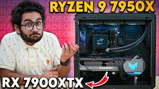 All AMD Gaming PC Build  Ryzen 9 7950X and Radeon RX 7900XTX