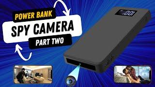 How to Record on the Power Bank Hidden Camera 64 GB Spy Camera