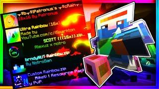 Best RAINBOW Texture Packs For PVP 1.8.9