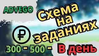 Адвего - все легкие способы заработка  ADVEGO кликовые задания за деньги