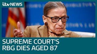 Battle to replace Supreme Court Justice after Ruth Bader Ginsburg death  ITV News