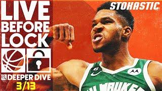 NBA DFS Deeper Dive & Live Before Lock Monday 31323  DraftKings & FanDuel NBA Lineups