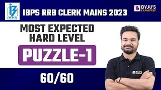 IBPS RRB Clerk Mains 2023  Puzzle Reasoning  Most Expected Puzzle For IBPS RRB Clerk Mains 2023
