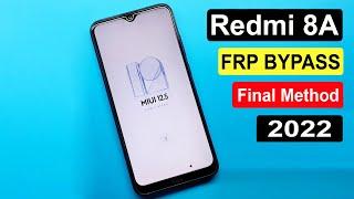 Redmi 8A Frp Bypass MIUI 12.5.2 Google Account Unlock New Method  NO SECOND SPACE 